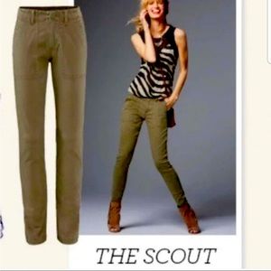 CABI #3199 The Scout pants  military olive pants